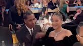 Rihanna and A$AP Rocky arrive at 2023 Golden Globes after skipping red carpet: ‘Fashionably late queen’