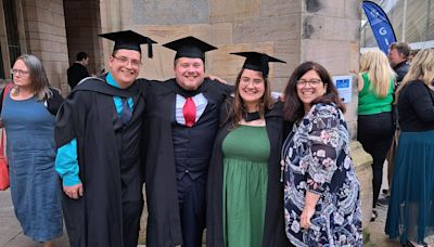 Triplets graduate university on same day with first-class honours