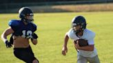 John Carroll Catholic, St. Edward's football practice together as part of referee clinic