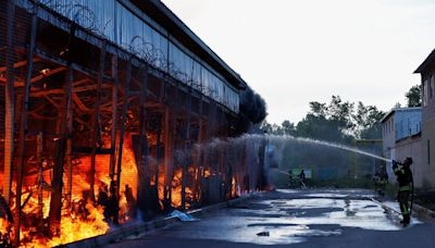 Russian strike on Kharkiv supermarket kills two