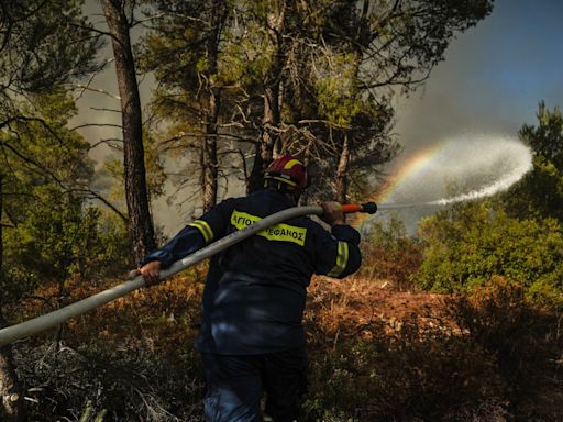 Greece Fights Deadly Fire on Aegean Island as Temperatures Soar