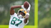 Packers' Romeo Doubs practices on a limited basis while Christian Watson remains out