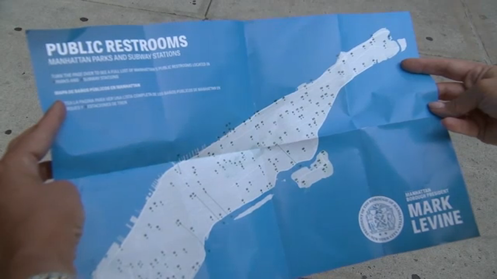 New map offers guide to free public bathrooms across New York City