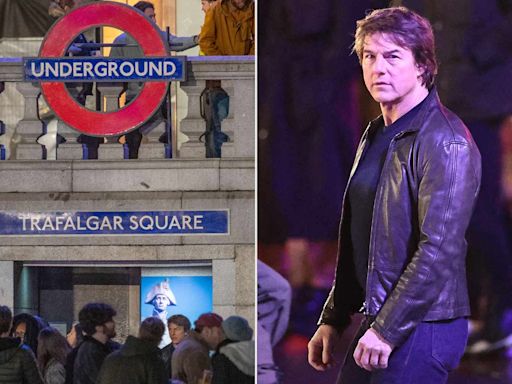 Tom Cruise Creates His Own ‘Trafalgar Square’ Tube Station Filming “Mission: Impossible” in London