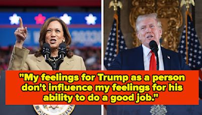 ...For Either Kamala Harris Or Donald Trump Are Sharing The Reasons Why, And Some Of Them Have Me Scratching My...