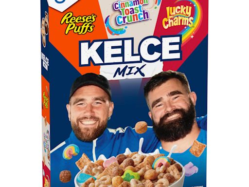 Travis and Jason Kelce team up with General Mills to create Kelce Mix Cereal: Here's what it is