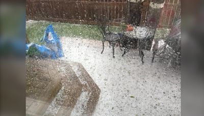 Heavy rain, toonie-sized hail hammer parts of Manitoba