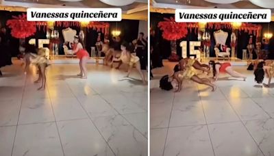 Quinceañera hace el paso de Anitta en su baile de XV años y desata polémica en TikTok
