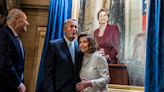 Former House Speaker John Boehner tears up at Pelosi portrait unveiling