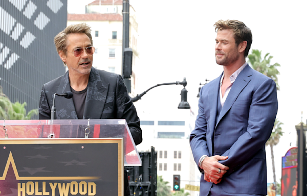 Robert Downey Jr. Roasts Chris Hemsworth by Asking ‘Avengers’ Cast to Describe ‘Thor’ Star in Three Words; Chris Evans Says...