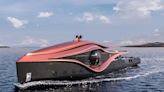 This futuristic 360-foot superyacht concept valued at up to $600 million features a giant glass eye and a glass bottom infinity pool