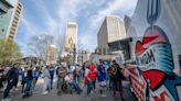 Downtown Detroit businesses within blocks of each other have vastly different NFL draft experiences