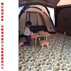 FB銷售冠軍 /威力屋4*7雙峰帳~防水地墊/咖啡色下單處