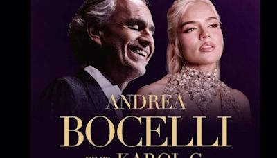 Karol G y Andrea Bocelli hicieron una versión del éxito ‘Vivo por ella’: “Esta canción es un gran honor para mí”