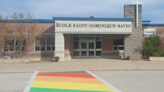 Rainbow crosswalk defaced at Owen Sound elementary school