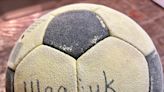 This soccer ball rode a wave from Nunavut to a beach in central Newfoundland