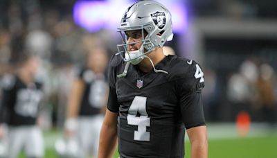Aidan O'Connell Explains Number Change, Says No. 4 Was 'Disrespectful' To Derek Carr