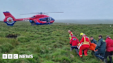 Hypothermic hikers airlifted from Dartmoor