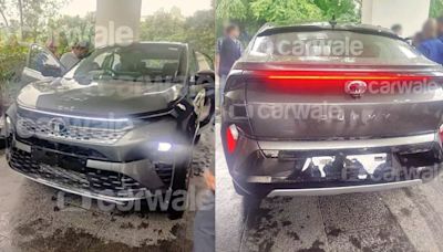 First Tata Curvv Real Life Images - Leaked Ahead Of Launch