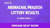 Arunachal Pradesh Lottery Singam Heap Noon Winners 17 May - Check Results