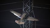 Two survivors left ‘dangling 100ft’ over high-voltage power lines after Maryland plane crash