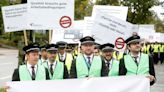 Swiss airline pilots march on HQ to press contract demands