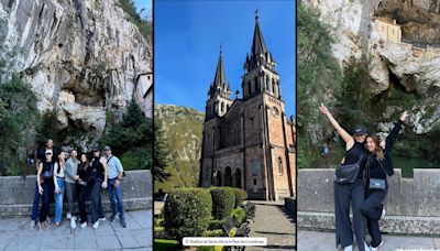 La visita de Eva Longoria a la Santina y su parada gastronómica en Cangas de Onís: 'Mi tierra preciosa'