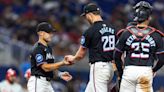 Pitching reinforcements are on the way as Marlins’ Rogers struggles in 8-2 loss to Phillies