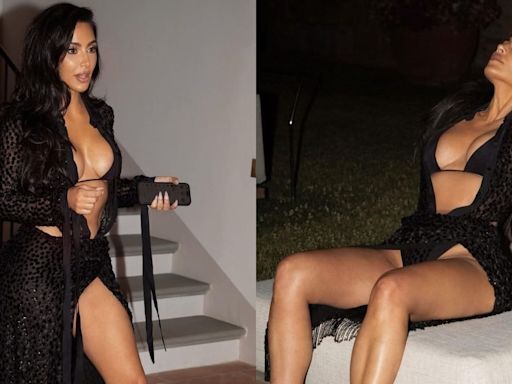 Sexy! Kim Kardashian Slips into Very Racy Bikini, Flaunts Her Bombshell Body, Hot Pics Go Viral - News18