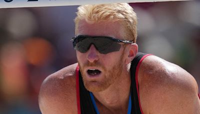 Former NBA star wins his first Olympics beach volleyball match