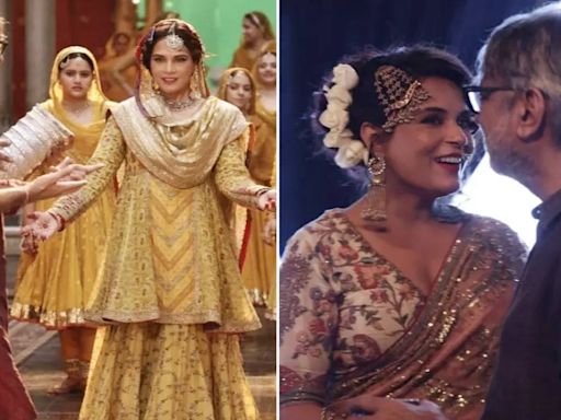 Richa Chadha thanks the crew who ‘beautified’ her in Sanjay Leela Bhansali's period drama Heeramandi; Manisha Koirala reacts - Times of India