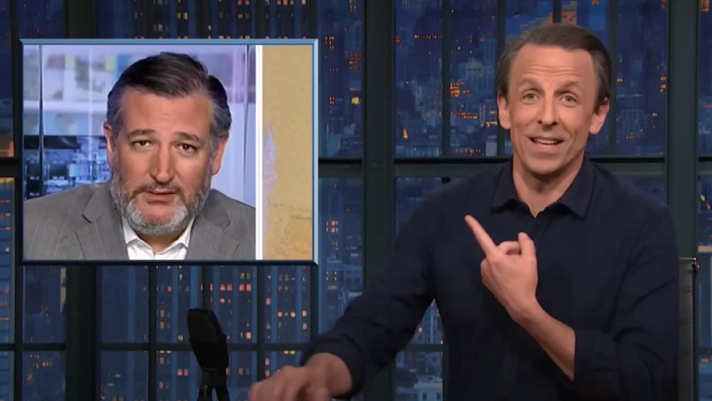 Seth Meyers Delights in Ted Cruz’s ‘Backhanded Compliment’ of Trump’s Sex Life | Video