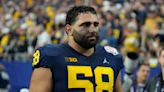 Michigan o-line notes: Priebe’s sliced lip, Grant Newsome, Saban comments