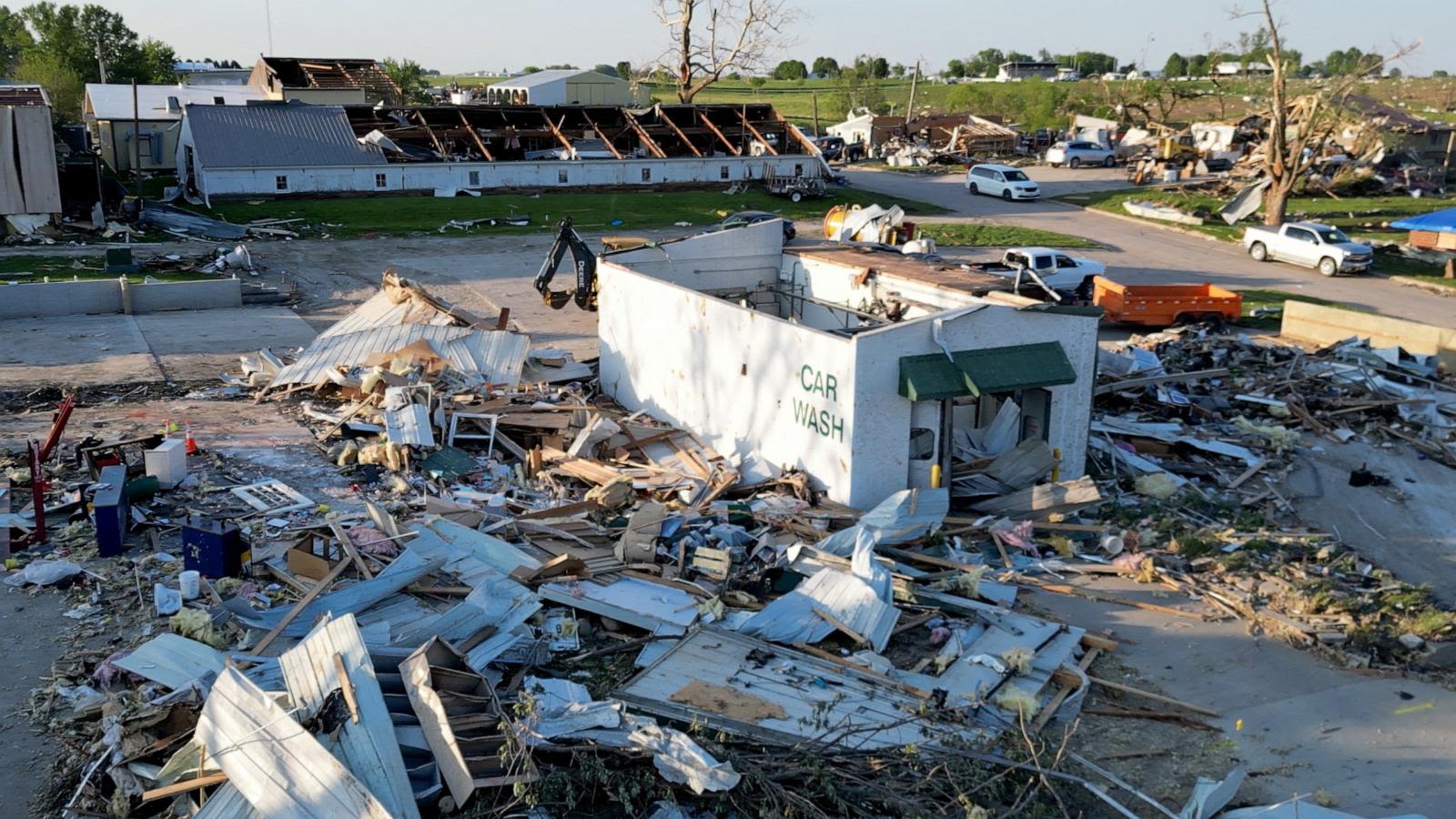 Shattered towns pick up the pieces as 2024 stacks up to be the most active tornado season since 2017