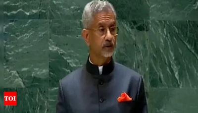 It’s ‘karma’ that Pakistan ills are consuming its own society: Jaishankar at UNGA | India News - Times of India