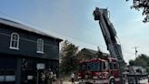 Rushville business, two apartments catch fire on Monday