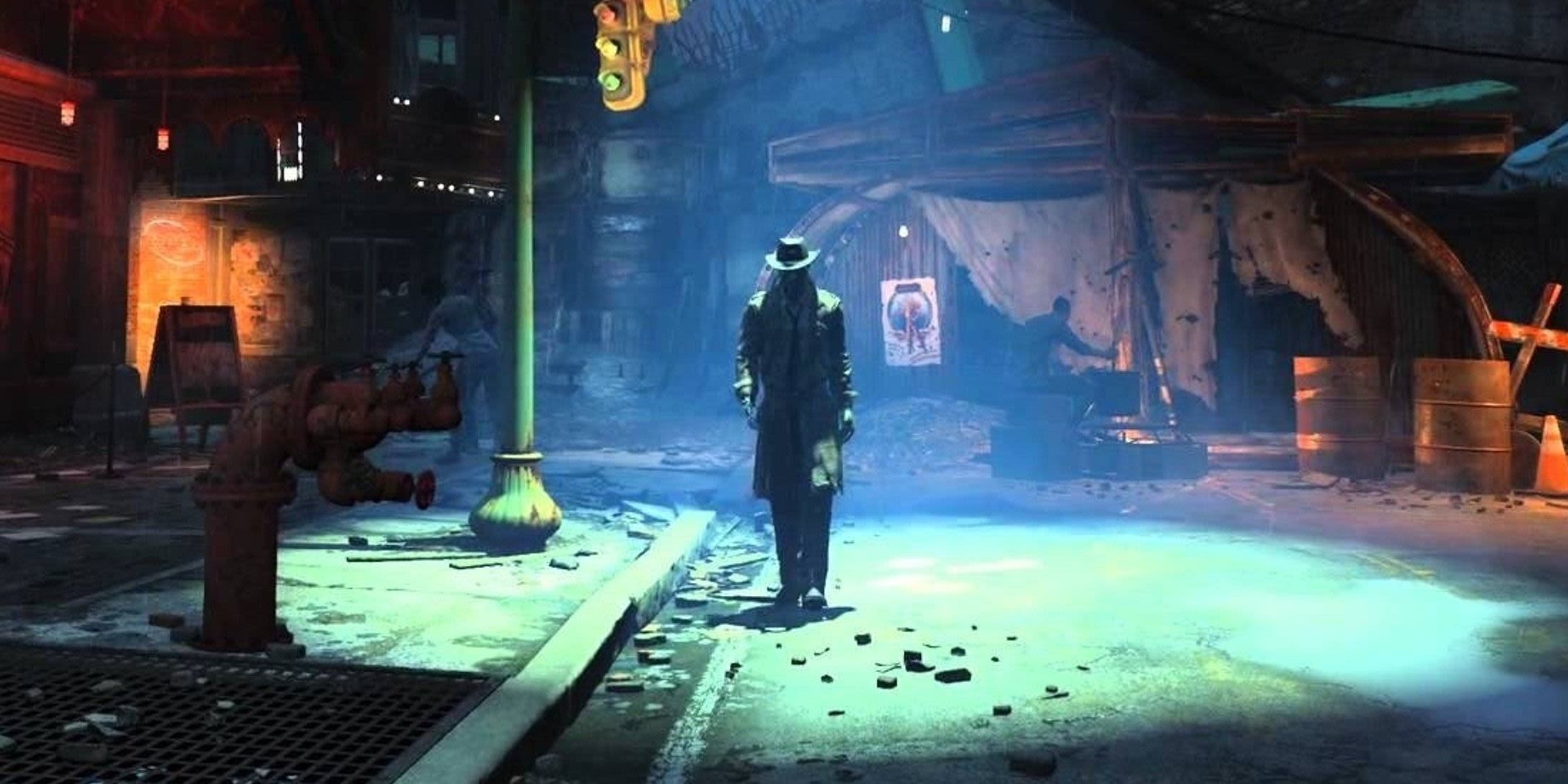 Fallout 4 Player Recreates Famous Cyberpunk 2077 Moment Using Nick Valentine