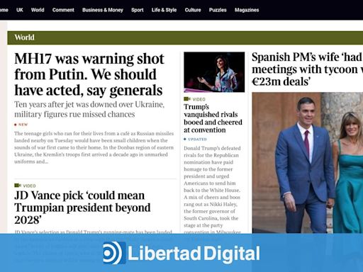 'The Times' se hace eco de las reuniones de "la mujer de Sánchez" con Barrabés en Moncloa