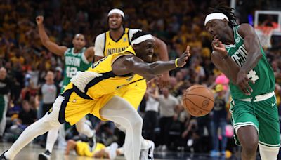 Celtics surge late vs. Pacers, take 3-0 lead in East finals