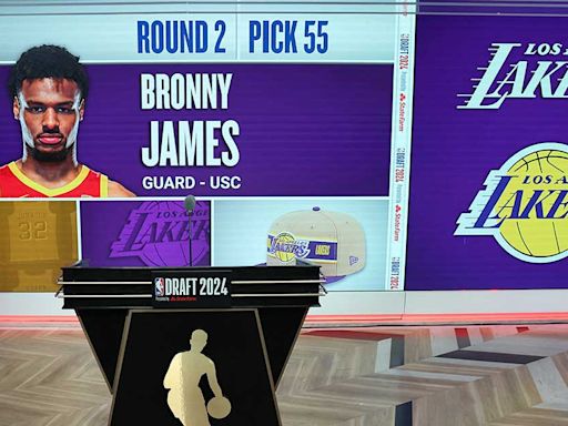 Bronny, hijo de LeBron James, es elegido por Lakers en el Draft de NBA