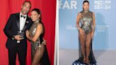 Eva Longoria Stuns in Sheer Alberta Ferretti Gown; Turns Heads at the AmfAR Gala