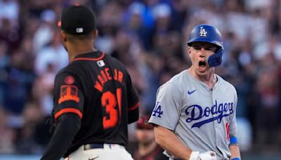 Dodgers overcome Tyler Glasnow's struggles with 11th-inning scoring spree vs. Giants