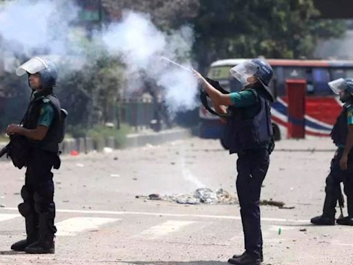 Bangladesh protests: Police, security officials fire bullets, tear gas to ban gatherings in Dhaka