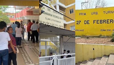 Pánico en Tabasco: padres sacan de las escuelas a sus hijos por temor a amenazas