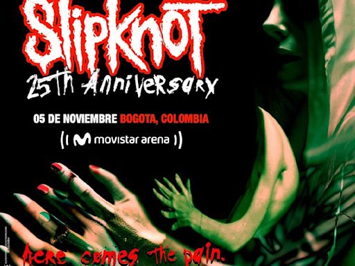 Slipknot celebrará sus 25 años en Bogotá: fecha y venta de boletas