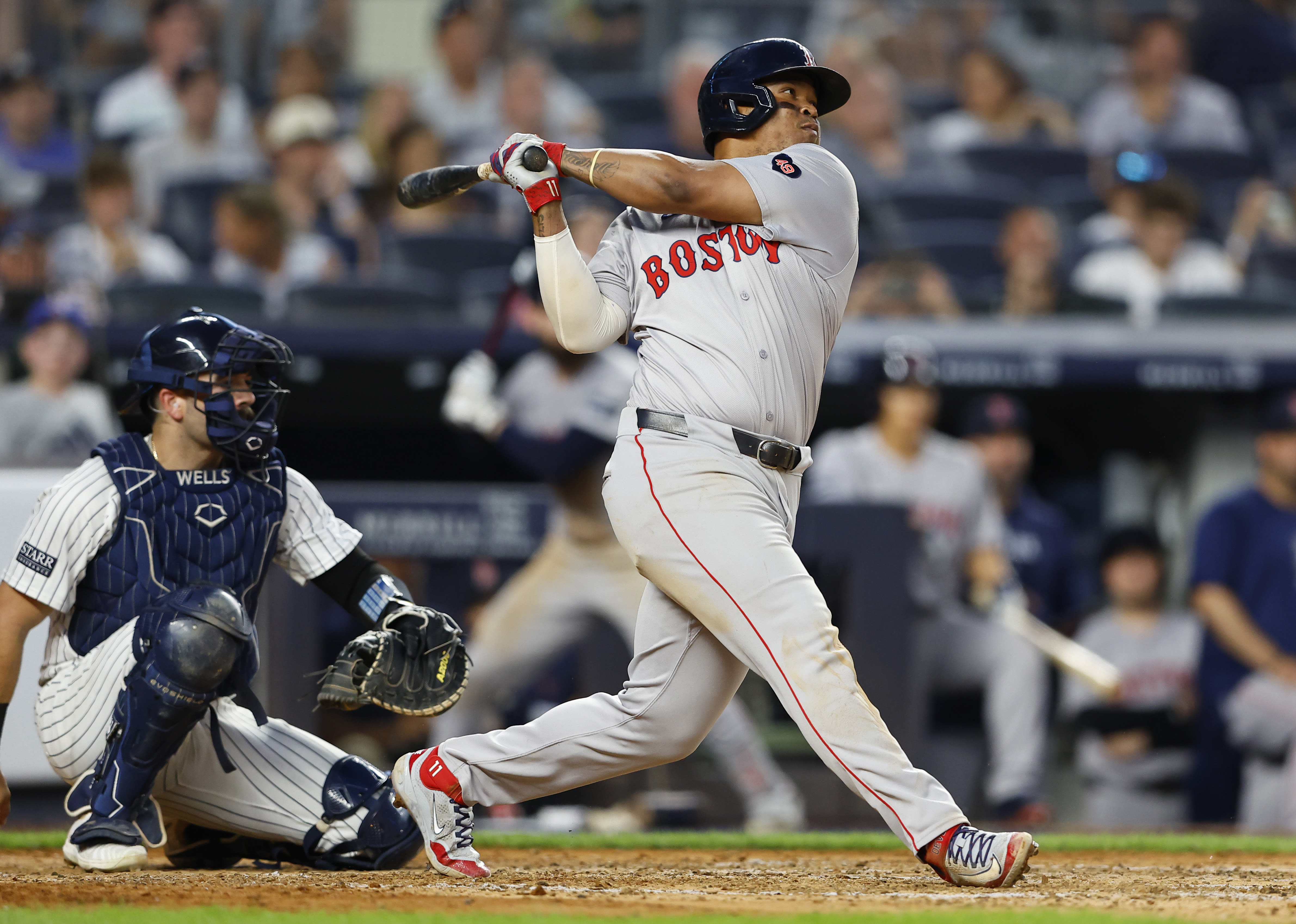 Red Sox 3B Rafael Devers scratched from All-Star Game with sore left shoulder