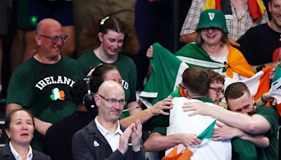Daniel Wiffen swims to gold for Team Ireland at Olympics