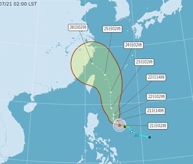 不排除發海陸警！凱米暴風圈侵襲率「基隆達51%」 颱風假關鍵曝光