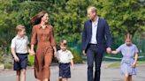 Cambridge ‘gang’ George, Charlotte and Louis all smiles for first day at new school