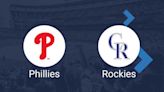 Phillies vs. Rockies: Key Players to Watch, TV & Live Stream Info and Stats for May 25